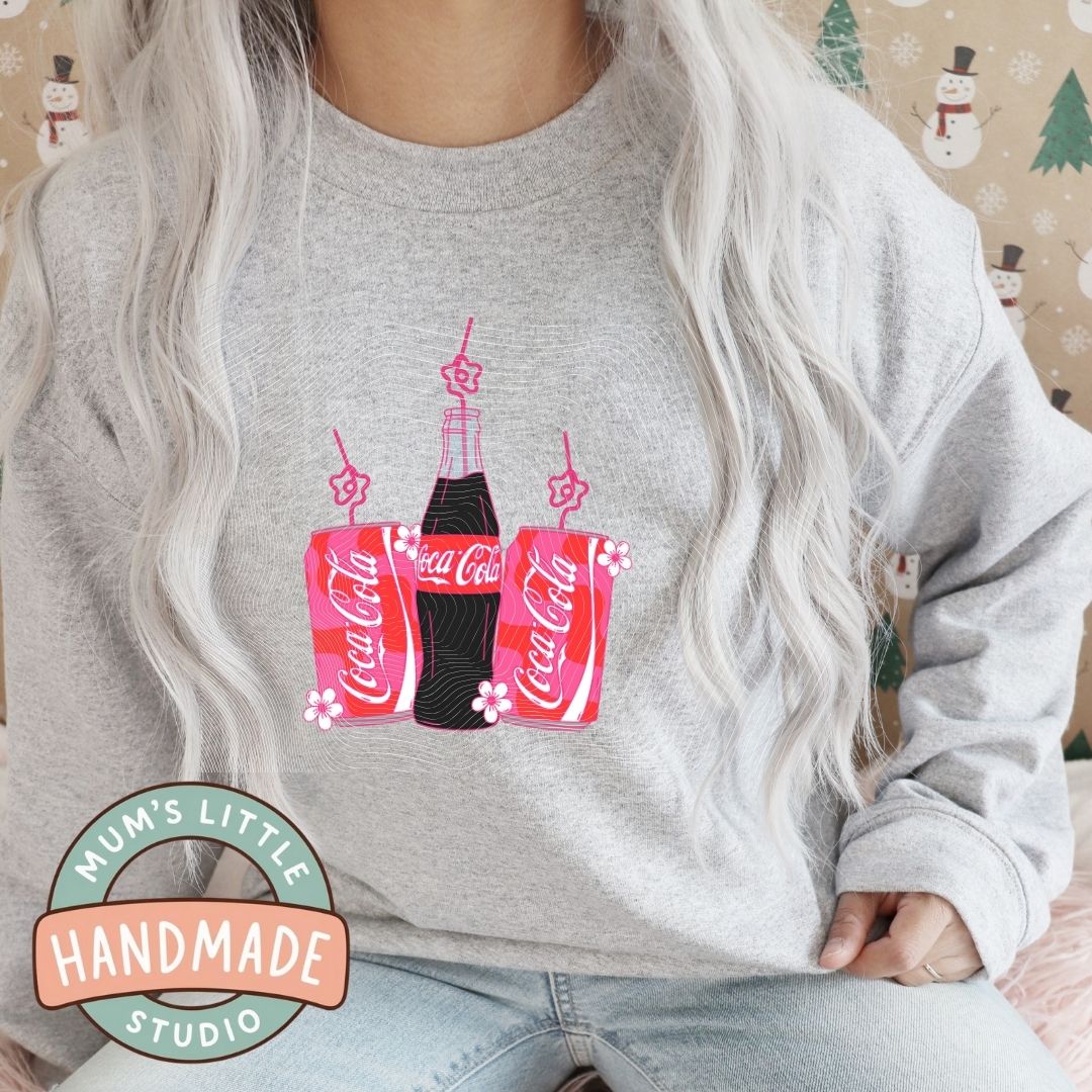 Ladies Crew Neck Jumper - Cola