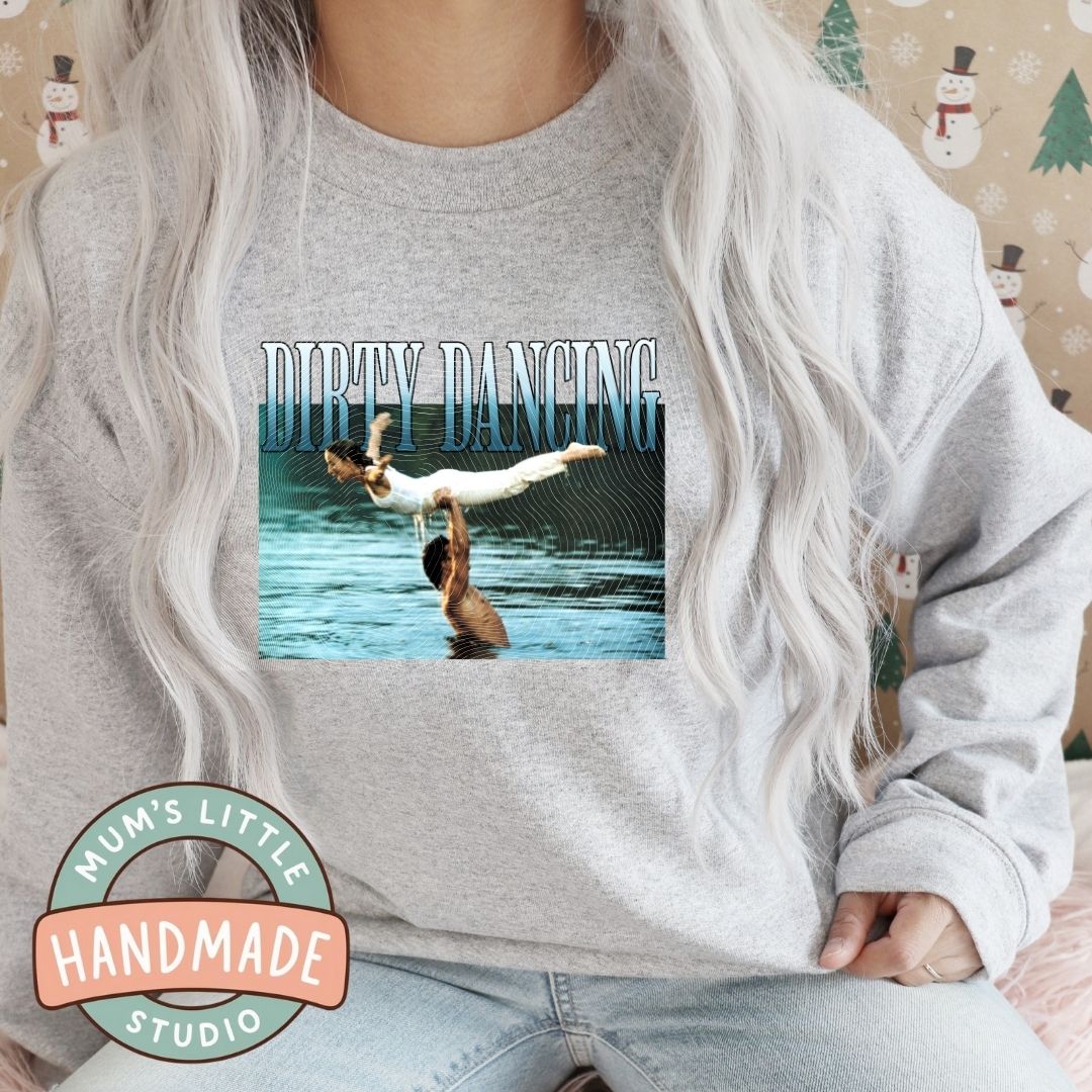 Ladies Crew Neck Jumper - Dancing