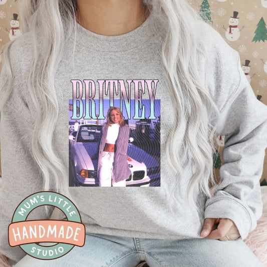 Ladies Crew Neck Jumper - Brit
