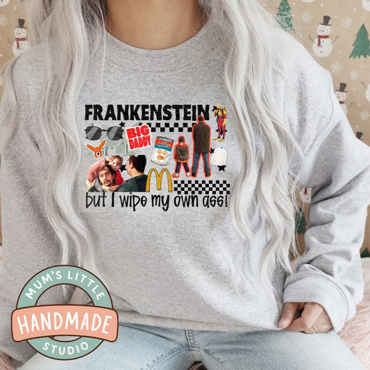 Ladies Crew Neck Jumper - Big Dad