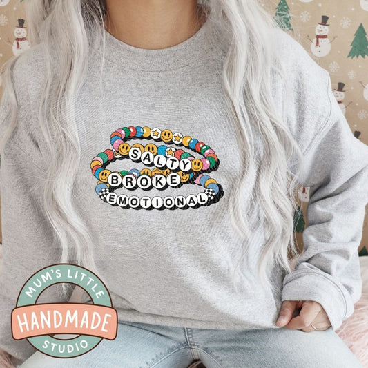 Ladies Crew Neck Jumper - Salty
