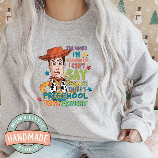 Ladies Crew Neck Jumper - Toys Present
