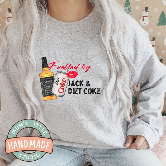 Ladies Crew Neck Jumper - Jack & Diet