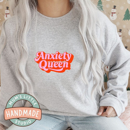 Ladies Crew Neck Jumper - Queen