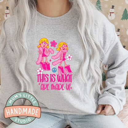 Ladies Crew Neck Jumper - Lizzie Vibes