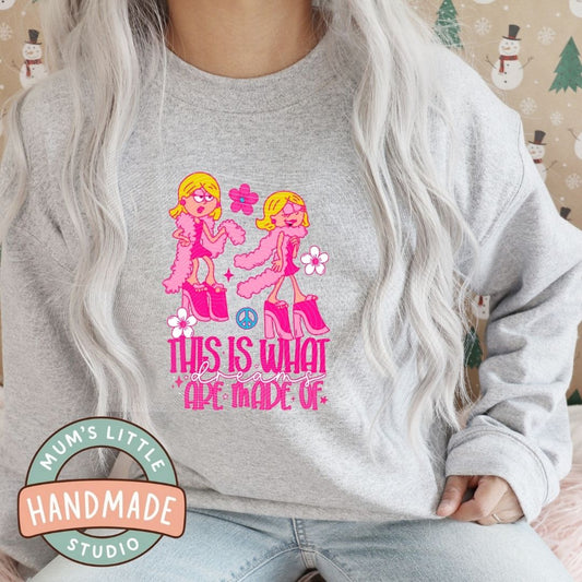 Ladies Crew Neck Jumper - Lizzie Vibes