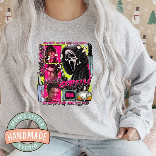 Ladies Crew Neck Jumper - Screamy