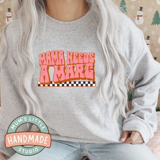 Ladies Crew Neck Jumper - Margs